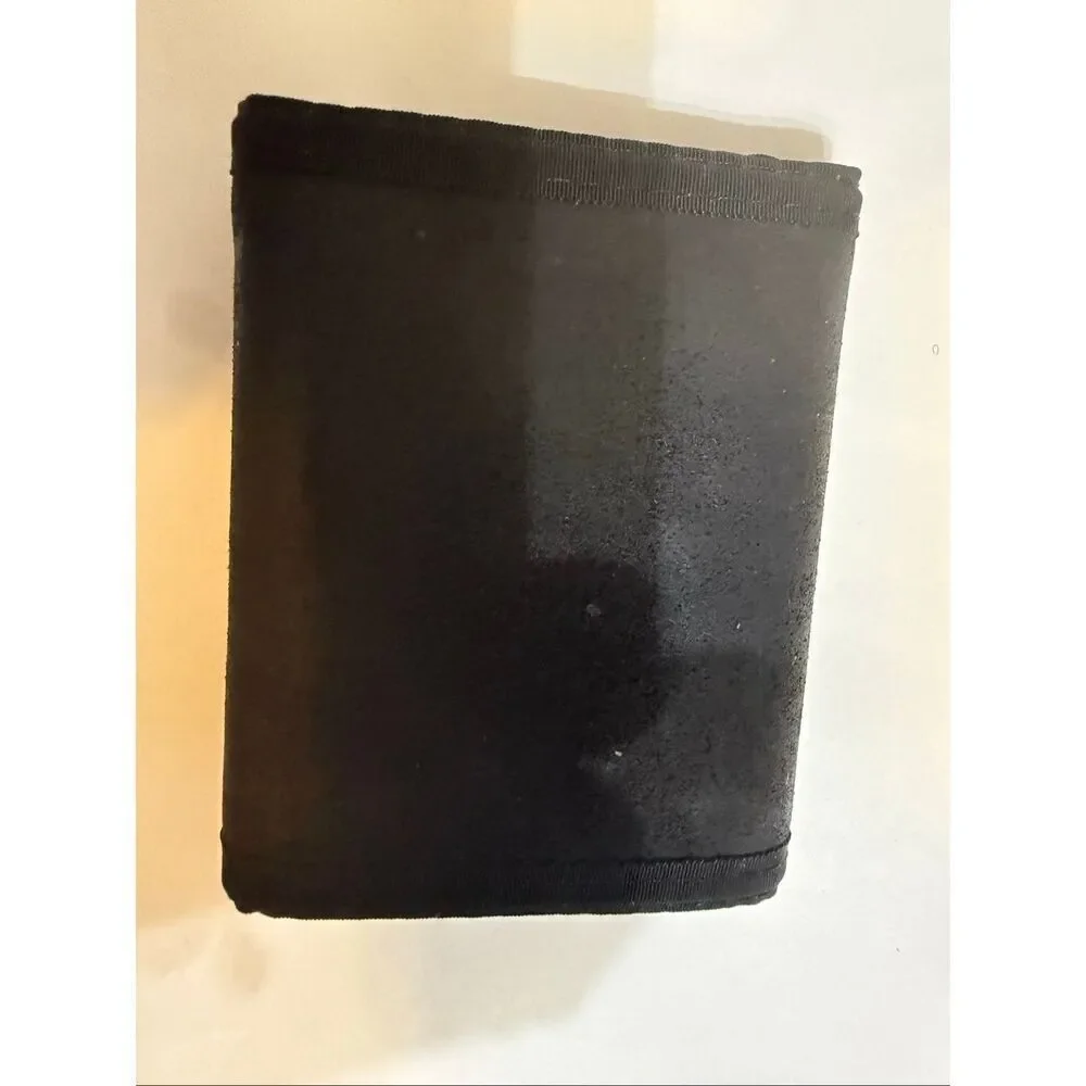 Dante Men's Handcrafted Leather Card Slots Trifold Wallet Black